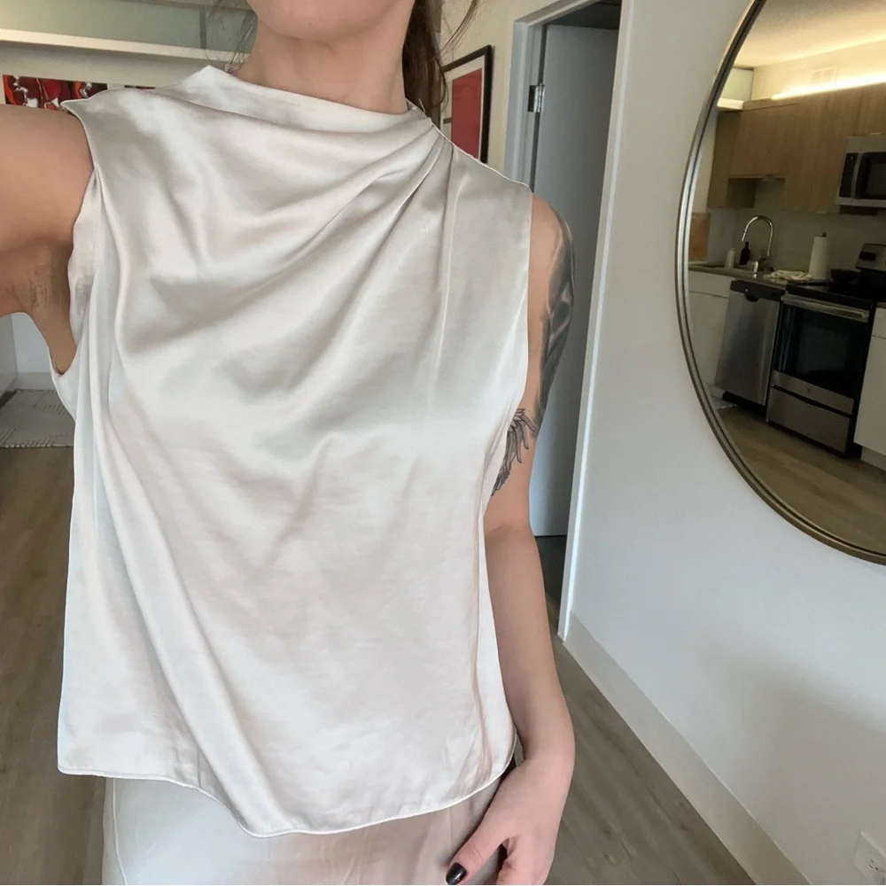 Abercrombie and fitch silk camisole top